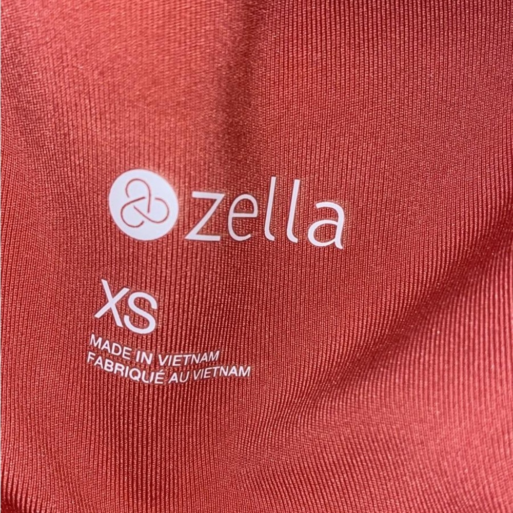 Zella Nordstrom Size XS Yoga Coral Racerback Sports Bra Top - Picture 3 of 8